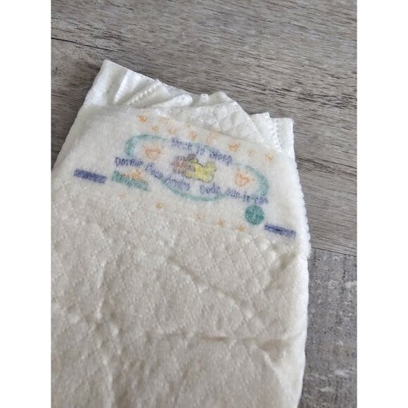 Vintage Pampers Disney Disposable Diaper Lot Of 4 Sesame Street Big Bird - Picture 4 of 8